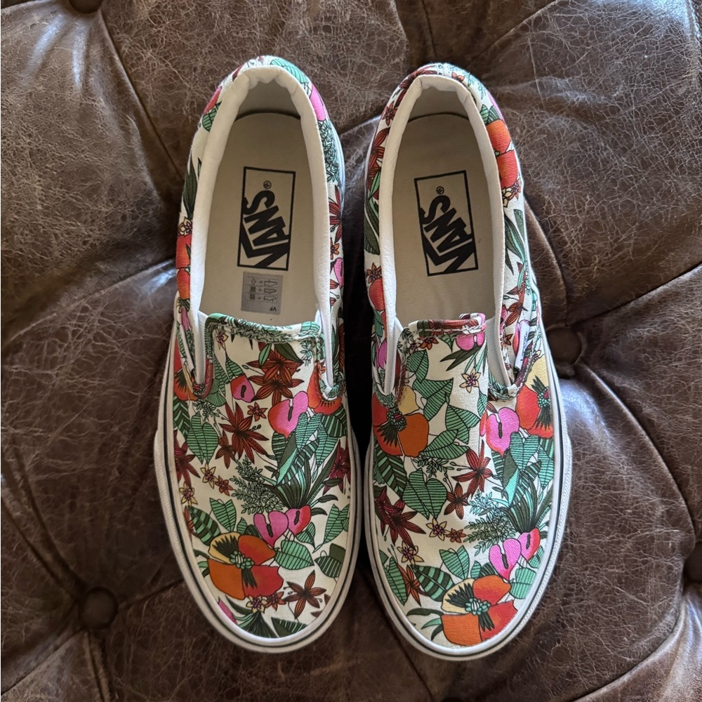 Vans Tropical Floral Slip-On Shoes
